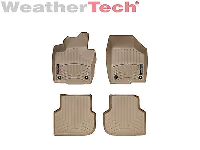 WeatherTech Floor Mats FloorLiner For Volkswagen Jetta Sedan - 2011-2018 - Tan • $209.90