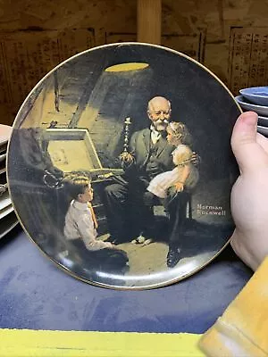 Norman Rockwell Collector Plate  Grandpa's Treasure Chest  #694F • $9.99