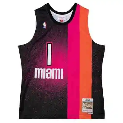 Mitchell & Ness Miami Heat Jersey Men 2XL XXL 2011-12 Chris Bosh HWC Swingman • $89.99
