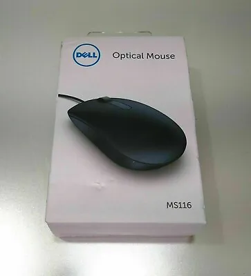 £5.58 • Buy Wired USB Genuine Dell Optical Mouse Pc Laptop Computer Scroll Wheel Button Mice