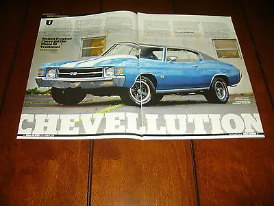 1971 Motion Performance Chevelle Ss ***original 2013 Article*** • $11.95