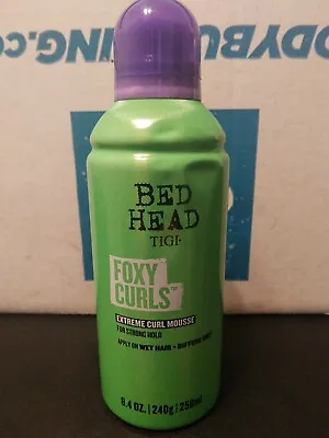 $18.94 • Buy TIGI Bed Head Foxy Curls Extreme Curl Mousse 8.4 Oz - NEW & FREE SHIPPING!