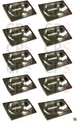 10x GANTRY LAMP REFLECTOR DISH FOR HEATED DISPLAY PUSH FIT FOOD SAFE LIGHT BULBS • £26.50