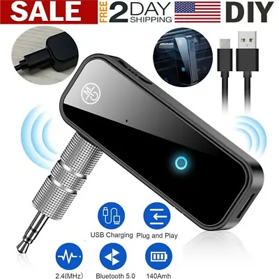 USB Wireless Bluetooth 5.0 Transmitter Receiver For Car Music Audio Aux Adapter • $8.35