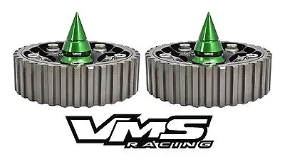 Vms Racing Cam Gear Bolts W/ Spikes Green For Honda Preldue Dohc H22 H23 • $29.95