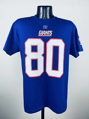 Men's NFL Apparel New York Giants Blue #80 Victor Cruz Player Shirt NWT Large • $20