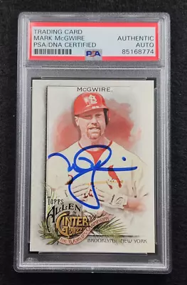 MARK MCGWIRE Signed Topps Allen & Ginter Baseball Card-ST. LOUIS CARDINALS-PSA • $89.99