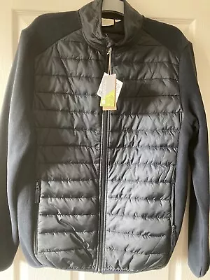 NEW With Tags Men’s Fleece Jacket Mountain Warehouse Black Full Zip XL • £19.99