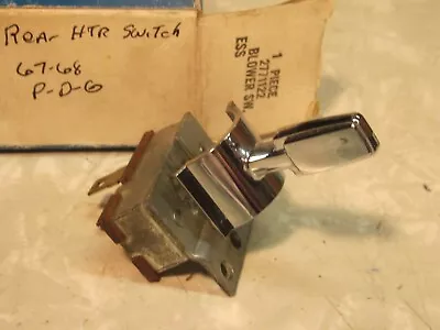 Nos Mopar Rear Defroster Switch Dodge Plymouth Chrysler 1967 1968 2771122 • $17.50