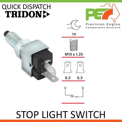 * TRIDON * Stop Brake Light Switch For Mazda 323 BF -incl 4WD & Turbo BW • $13.52