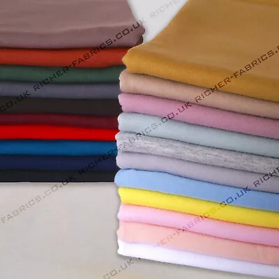 95% Cotton 5% Lycra Elastane Single Jersey Knitted Fabric 175gsm • £1.25