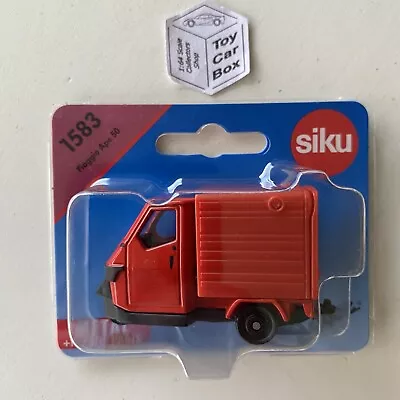 SIKU #1583 - Piaggio Ape 50 (Red Opening Rear - Approx. 1:44 Scale) E50 • $10.95