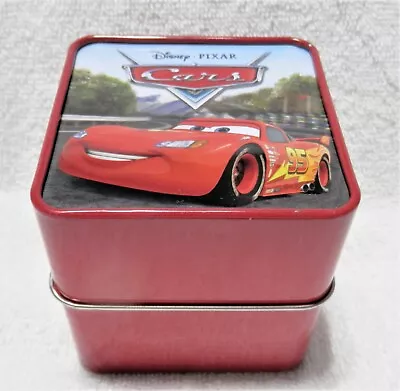 Disney Pixar Cars Wrist Watch #CZ1008 W/Black Silicone Band In Tin Box Works • $19.99