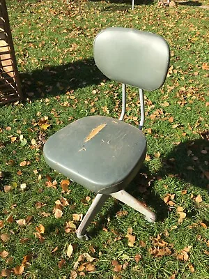 Vtg OKAMURA JAPAN  Tanker Swivel Rolling Office Chair Propeller Base • $148.75