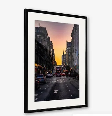 £19.99 • Buy Glasgow Sunset - Scotland Artwork Photography Large Print Size: 15  X 10 