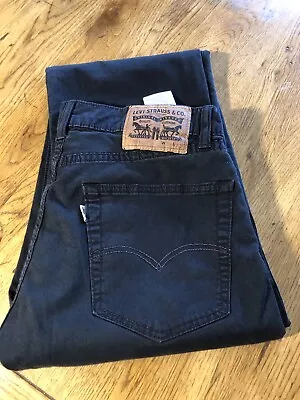 Men’s Denim Levi’s Jeans Excellent Condition 752 Straight 32 W 34 L Black • £19.99