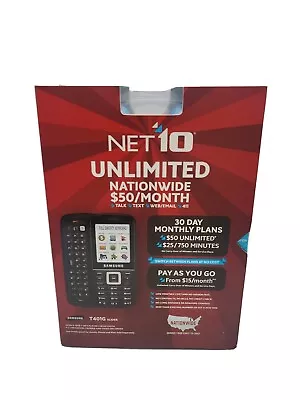 Samsung SGH T401G - Black (Net10 Service) Cellular Phone Brand New • $8.99