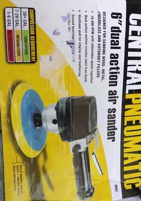 6  Dual Action Air Sander -For Sanding Wood Metal Fiberglass & Fillers- #68152 • $25