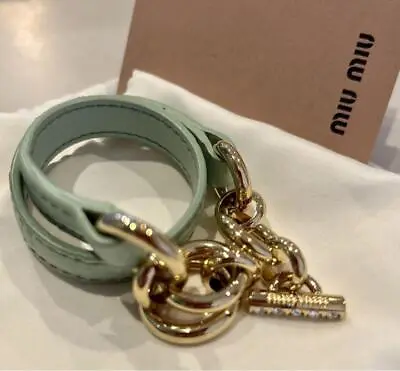 Miumiu Bracelet Green Double Row • $215