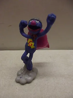 Vintage Applause Sesame Street Muppets Super Grover Pvc Figure • $21.99