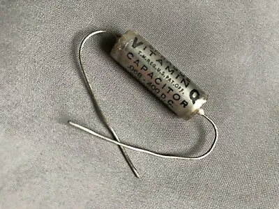 Sprague Vitamin Q .068 UF 400V PIO Oil Tone Capacitor Measures .063 UF Last One • $6.99