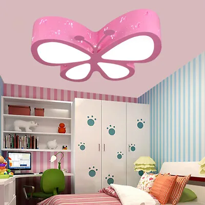 $73.24 • Buy Modern Butterfly Ceiling Light LED Chandelier Pendant Lamp Kids Bedroom Lighting