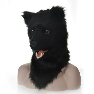 Black Bear Mascot Costume Can Move Mouth Head Suit Halloween Outfit Cosplay 2020 • $172.10