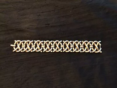 Trifari Vintage Goldtone 7  Link Bracelet • $10.80