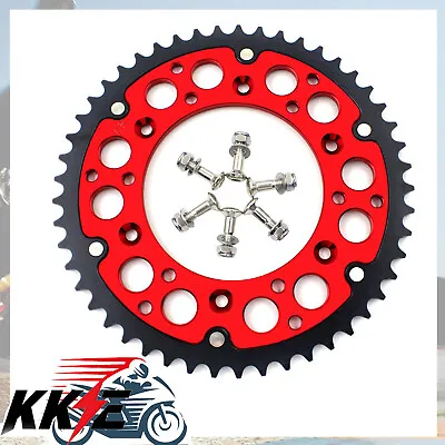 KKE 50T Red Hybrid Rear Sprocket For Honda CR250R 2004-2024 CRF450R 2002-2024 • $59.99