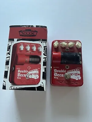 Vox Tone Garage Double Deca Analog Delay 900ms Rare Guitar Effect Pedal + Box • $139