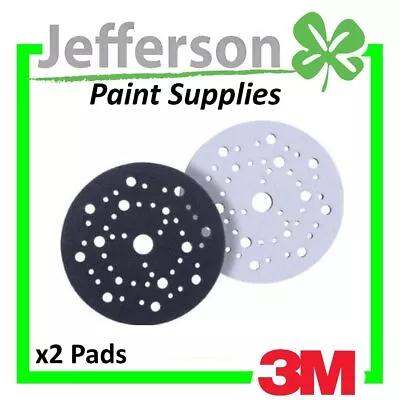3m 150mm 5mm Multi Hole Interface Pad Palm Sander Soft Pad X 2 • $29.56