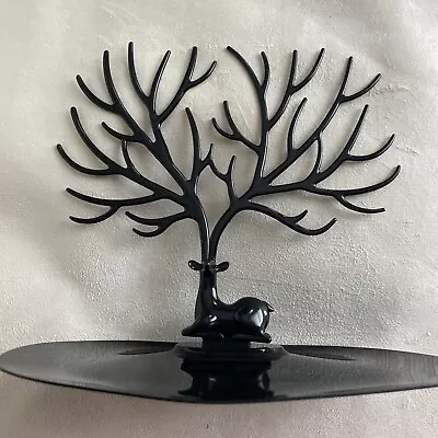 Jewellery Display Deer Tree Stand Rack Earring Necklace Ring Holder Tray • £1.50