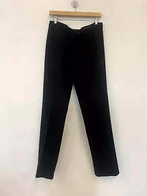 Peserico Sign Italy Women's Pants Black Womens Size 46/10  PH4522 • $57.15