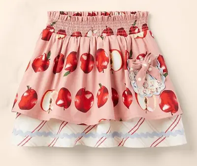 NWT Matilda Jane Heart To Heart Apple Pull-On Skirt Size 14 • $30.95