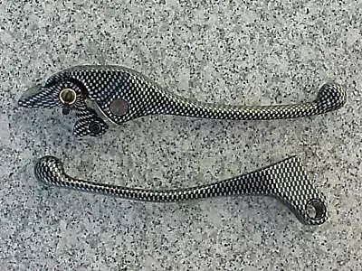 Honda CBR600 CBR 600 F1 F2 F3 F4 F4i 900RR CARBON FRONT BRAKE & CLUTCH LEVERS • $16.95