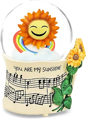 $55.99 • Buy Sunflower Music Box Snow Globe With Light - You Are My Sunshine