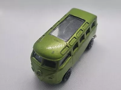 Vintage PLAYART VOLKSWAGEN BUS Doors OPEN  Olive Green Missing One Door. • $22