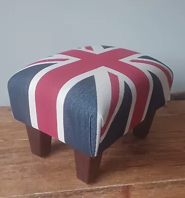 Union Jack Flag Footstoolhandmade In Britain Very Very Strong.uk Delivery Incl • £60