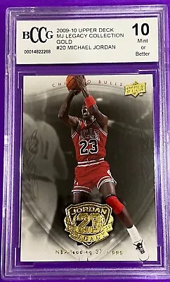 Michael Jordan Psa 10 2009 Upper Deck Jordan Legacy #20 Gold Bulls Hof 7704 • $84.99