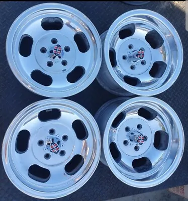 $1595 • Buy Cheviot Triden 14x7 14x8 Fit Holden HK HT HG Torana Polished New Nuts/caps 