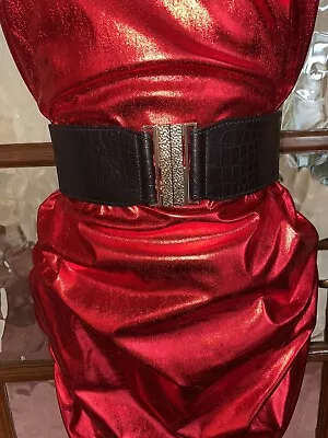 Gorgeous Elasticated Mistress Secretary Waspie Belt Waist 35-48 Ins • £6.99