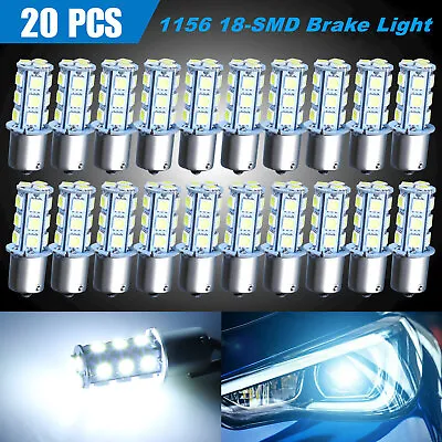 20x Super White 1156 1141 BA15S RV Camper Trailer LED Interior Light Bulbs 6000K • $13.98