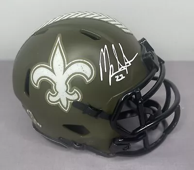 Mark Ingram SIGNED Salute To Service New Orleans Saints Mini Helmet W/ Beckett • $119.99