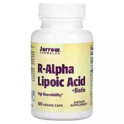 Jarrow Formulas R-Alpha Lipoic Acid + Biotin 60 Veggie Caps • £55.99