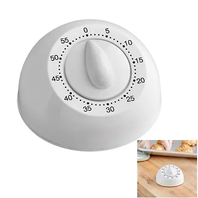 Long Ring Alarm Loud 60-Minute Kitchen Cooking Wind Up Mechanical Timer • $9.95