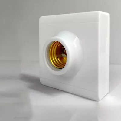 Square LED Light Bulb Holder Fitting Socket Plug E27 Lamp Holder Light Base • $8.21