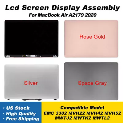 $176.99 • Buy A2179 LCD Screen Display Assembly Replacement For Apple MacBook Pro M1 2020 New