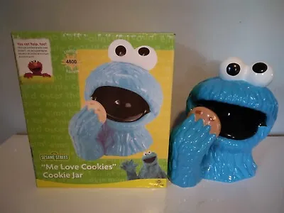 Vandor Sesame Street Cookie Monster Cookie Jar  Me Love Cookies  Limited Edition • $140