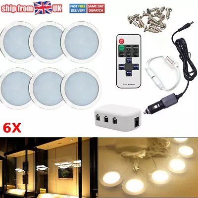 6x 12V Interior LED Spot Light For Camper Van Caravan Motorhome Boat Warm White • £12.99