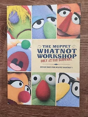 FAO Schwarz The Muppet Whatnot Workshop Design Booklet USED • $19.99